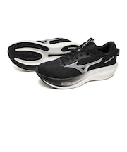 ミズノ(MIZUNO)ランニングシューズ ジョギングシューズ ウエーブライダー 30 ブラック ホワイト J1GU262081 スポーツシューズ