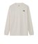 ザ・ノース・フェイス（THE NORTH FACE）ロングスリーブ マウンテニアリングロゴ クルーネック Tシャツ NT82688 OW