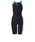 スピード（SPEEDO）フィットネス水着 レディース 水泳 ブラッシーシャドウターンズパズル 青 S-LLサイズ STW12653 AQ