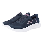 スケッチャーズ（SKECHERS）スニーカー ウォーキングシューズ スリップインズ ゴーウォーク フレックス グランド エントリー ネイビー ピンク 1248…