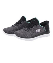 スケッチャーズ(SKECHERS)カジュアルシューズ スリップインズ サミッツ ダズリング ヘイズ ブラック グリーン 149937W-BKTQ スポーツ カ…