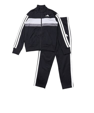 アディダス（adidas）ジュニア シーズナル エッセンシャルズ Tiberio スリーストライプス トリコット トラックスーツ KQG66-JY0509
