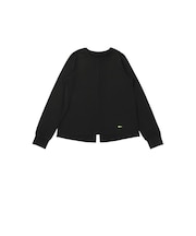 ダンスキン(DANSKIN)コンフォート バックスリット 長袖Tシャツ DLS226011-BLACK