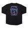 エゴザル（EGOZARU）バスケットボールウェア アブストラクトネス バックプリント ロングスリーブTシャツ EZFW26ULS008C001