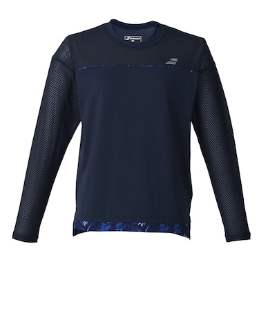 バボラ（BABOLAT）テニスウェア レディース PLAY 長袖Tシャツ BWP6573-NV
