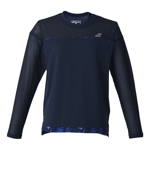 バボラ（BABOLAT）テニスウェア レディース PLAY 長袖Tシャツ BWP6573-NV