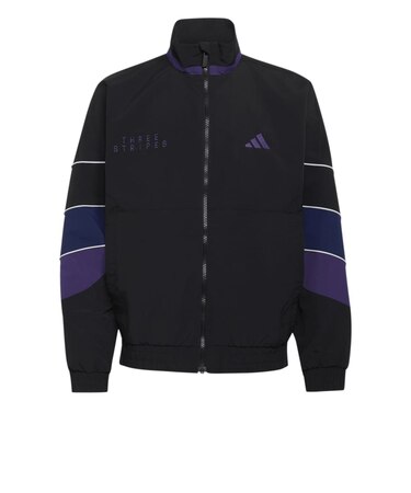 アディダス（adidas）キッズ バービージ パック ルーズフィット 起毛トリコット ライニング付き ウーブン フルジップジャケット H2348-KU6521