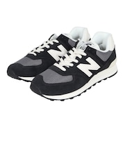 ニューバランス(new balance)スニーカー タウンシューズ 574 ブラック U5745JP D スポーツ カジュアル シューズ スエード
