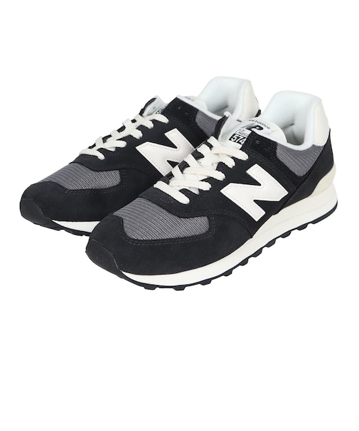ニューバランス(new balance)スニーカー タウンシューズ 574 ブラック U5745JP D スポーツ カジュアル シューズ スエード