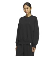 アディダス(adidas)エッセンシャルズ プラス スリーストライプス スペーサーニット ルーズフィット クルーネックプルオーバー HQ175-KF8238