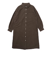 エルケクス(ELKEX)長袖シャツワンピース EKL6FA0049 BRN