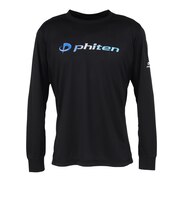 ファイテン(PHITEN)バレーボールウェア 長袖ラメグラデ Tシャツ BK/BL 3126JG72400