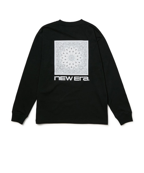 ニューエラ（NEW ERA）長袖 コットン Tシャツ バンダナロゴ LSCTTEEBANDANALOGOBL 15129377