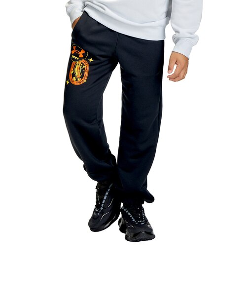 アンダーアーマー（UNDER ARMOUR）ジュニア ライバル ライトウエイト テリー グラフィック ジョガーパンツ 6016598 001