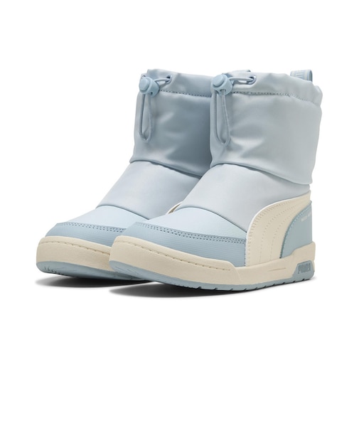 プーマ（PUMA）ジュニアボアブーツ スノトレ スノーシューズ マルチフレックス ブーツ PS ライトブルー 40284706 スノーブーツ 防滑