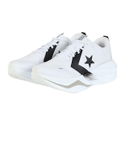 コンバース(CONVERSE)ランニングシューズ ジョギングシューズ コンズ ランバウンス SA 3itsuka ホワイト ブラック 33600430 スポー…