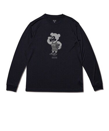 アクター（AKTR）バスケットボールウェア ベーシック NICK 長袖 スポーツ Tシャツ 526-002005 BK