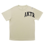 アクター(AKTR)バスケットボールウェア F.A. ARCHED ロゴ SP Tシャツ 226-021005 ECRU