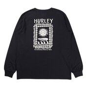 ハーレー(HURLEY)SQUARE 長袖Tシャツ MCLS261088-BLK