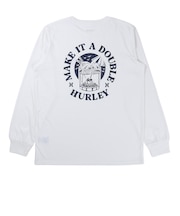 ハーレー（HURLEY）CIRCLE 長袖Tシャツ MCLS261089-WHT