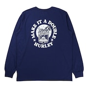 ハーレー(HURLEY)CIRCLE 長袖Tシャツ MCLS261089-NVY
