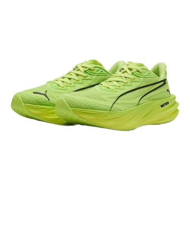 プーマ（PUMA）ランニングシューズ ジョギングシューズ ディヴィエイト ピュア ニトロ フラッシュグリーン 31390511 スポーツ シューズ