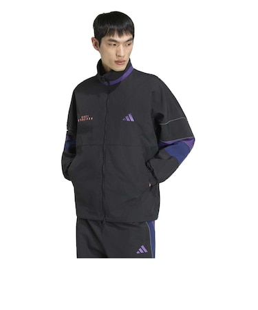 アディダス（adidas）ブランド ラブ ルーズフィット メッシュライニング ウーブンジャケット TJ610-KV5888