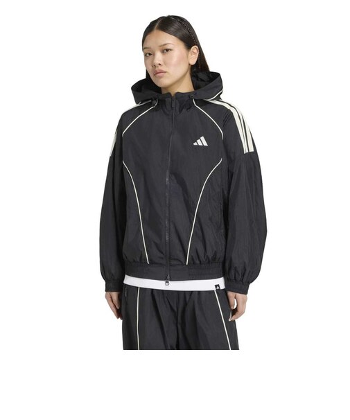 アディダス（adidas）スタジアム リンクド ウーブン ルーズフィット ウインドブレーカー ジャケット DG932-KV0593