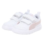 プーマ(PUMA)ジュニア スニーカー スポーツシューズ コートフレックス グリッツ inf ホワイト 40838201 スポーツ カジュアル シューズ