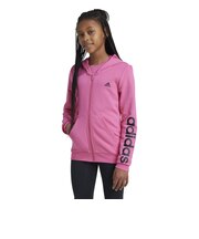 アディダス(adidas)ガールズ エッセンシャルズ リニアロゴ フルジップパーカー ECK51-IZ3461
