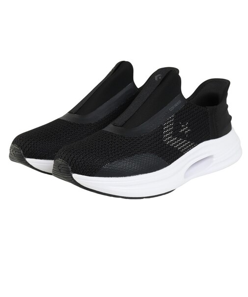 コンバース(CONVERSE)スニーカー スポーツシューズ ケイブスター スリットスライド スリップオン BLK ブラック 33600501 スポーツ カジュ…