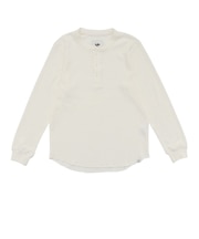 エルケクス(ELKEX)ワッフル ヘンリー 長袖Tシャツ EKM6FA0056 OWHT