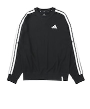 アディダス(adidas)エッセンシャルズ プラス ルーズフィット スリーストライプス フレンチテリー スウェットシャツ TS673-KF3714