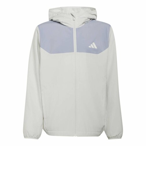 アディダス（adidas）ジュニア トレーニング レギュラーフィット 起毛トリコット裏地 ウーブン フルジップ パーカー ZF812-KU6496