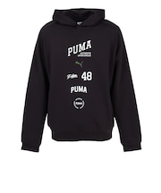 プーマ(PUMA)ESS エレベーテッド ミックス ロゴ フーディ 638544 01 BLK