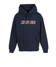 エクストララージ(XLARGE)STANDARD LOGO フーデッド スウェットシャツ 101263012003-NAVY