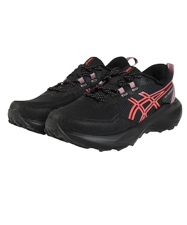 アシックス(ASICS)ランニングシューズ トレランシューズ ゲルベンチャー 11 ウォータープルーフ ブラック レッド 1012B934.002 スポーツシ…