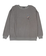 クリフメイヤー(KRIFF MAYER)もちのび刺繍長袖Tシャツ ラビット 2615600:15:GRAY