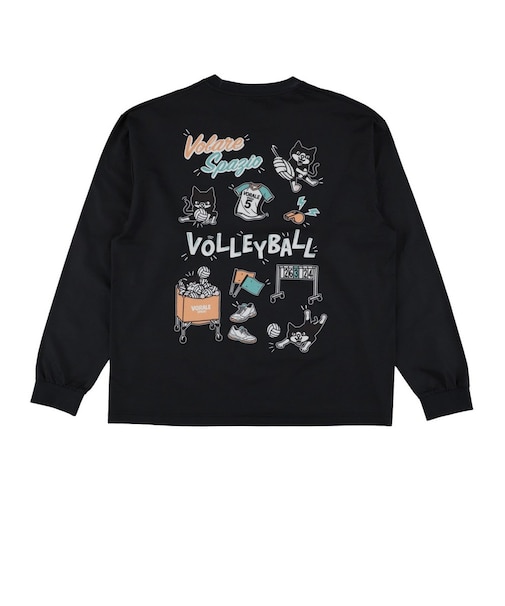スパッツィオ（SPAZIO）バレーボールウェア マルチOVS 長袖Tシャツ VS-0066-02