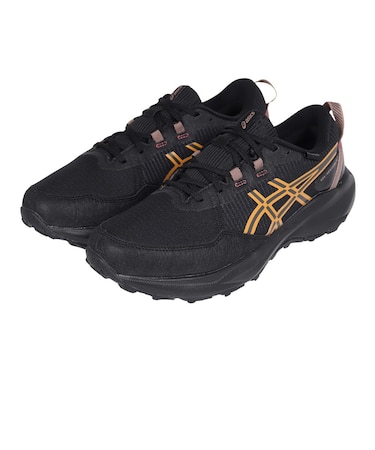 アシックス（ASICS）ランニングシューズ トレランシューズ ゲル ベンチャー 11 ウォータープルーフ ブラック オレンジ 1011C159.002 アウト…