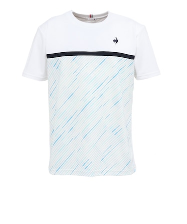 ルコックスポルティフ（lecoqsportif）テニスウェア ゲームシャツ LN6FHT25U WH00