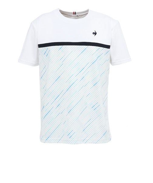 ルコックスポルティフ（lecoqsportif）テニスウェア ゲームシャツ LN6FHT25U WH00