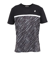 ルコックスポルティフ（lecoqsportif）テニスウェア ゲームシャツ LN6FHT25U BK00