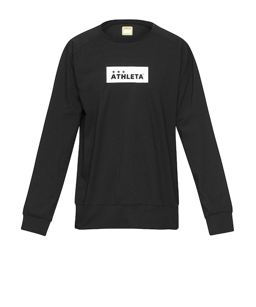 アスレタ（ATHLETA）サッカー フットサルウェア BOXロゴクルーシャツ 03420 BLK