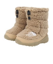 ザ・ノース・フェイス(THE NORTH FACE)ジュニアブーツ ヌプシ ブーティ VII フリース ベージュ NFJ52373KE ウィンターブーツ ボア…