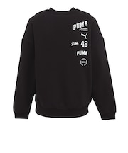 プーマ(PUMA)ESS エレベーテッド MIX ロゴ スウェット 638524 01 BLK
