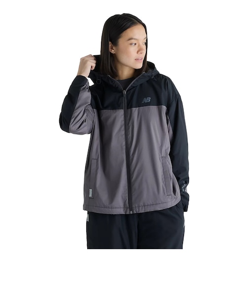 ニューバランス（new balance）ウーブントラックジャケット 裏トリコット起毛 WJ62U9PXBK