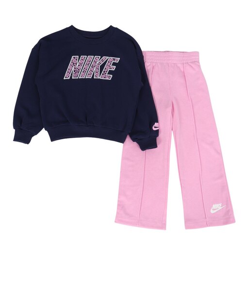 ナイキ（NIKE）ジュニア ガールズ レトロ リミックス スウェット 上下セット 36P178-AAH