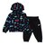 ナイキ（NIKE）トドラー オールオーバープリントフーディー スウェットパンツ 上下セット 76P203-023