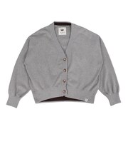 エルケクス(ELKEX)ショート丈ニットカーデ EKL6FA0050 MGRY